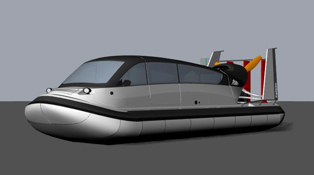 Аэроглиссер Кайман вид спереди