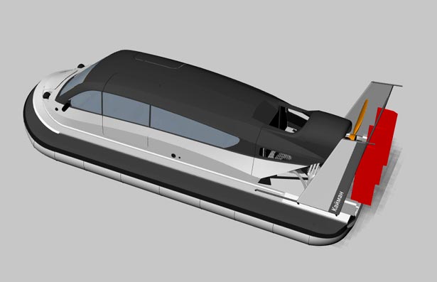 Аэроглиссер Кайман вид спереди
