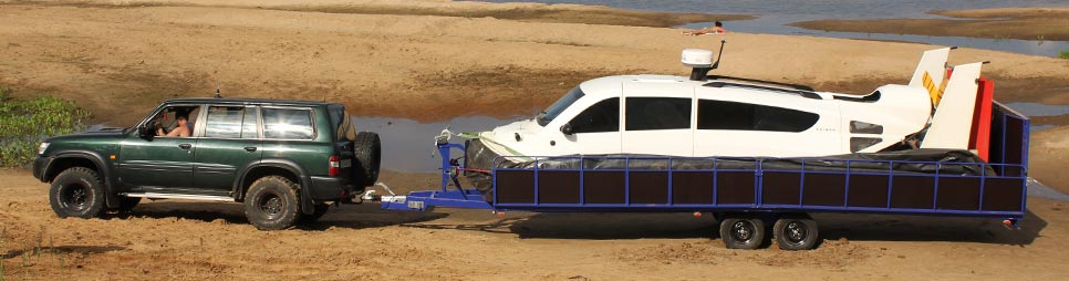 Трейлер для судна на воздушной подушке Трейлер для судна на воздушной подушке
