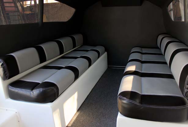 Салон судна на воздушной подушке на 10 мест Судно на воздушной подушке на 10 мест